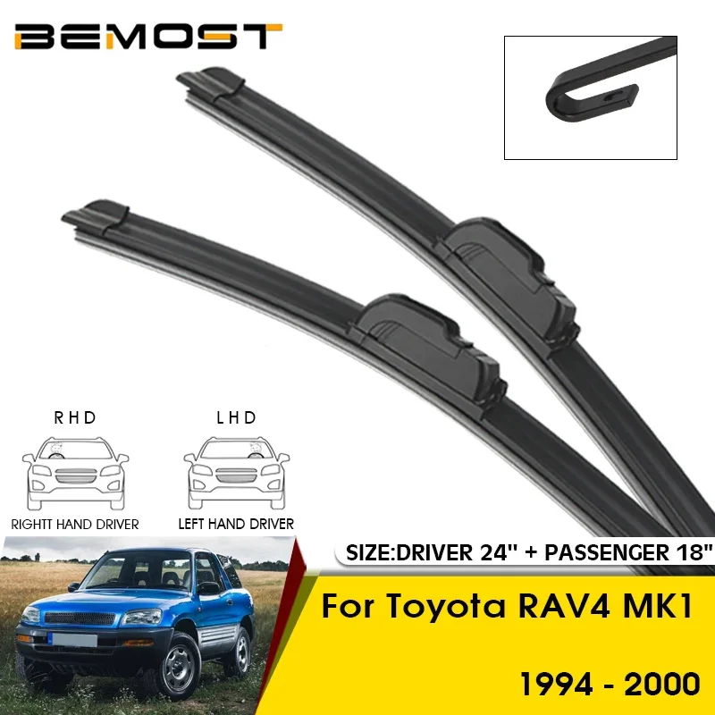 

Car Wiper Blades For Toyota RAV4 MK1 1994-2000 Windshield Windscreen Front Window Blades 20"+18" Car Accessories