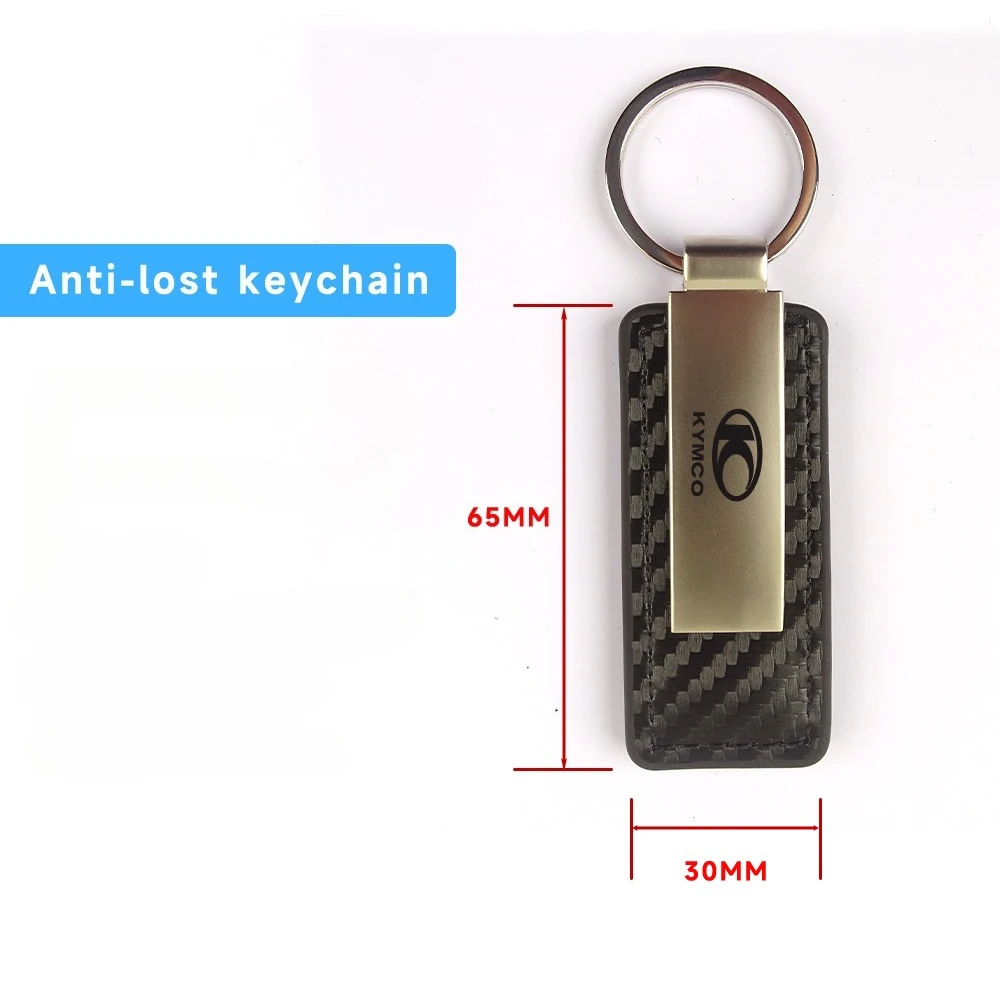 Fit สําหรับ Kymco หนัง Splicing เอวแขวนรถพวงกุญแจโลหะ Key CHAIN พวงกุญแจรถจักรยานยนต์อุปกรณ์เสริมของขวัญ