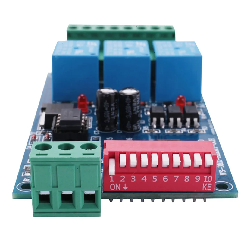

【Superdeals】4X 3 Channel 5A DMX512 Controlled Relay Switch Kit DIY Converter DMX Dimmer Relay