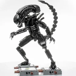 600PCS Prometheus Aliens Xenomorph Mecha Model Building Blocks Bricks Toys Birthday Christmas Gift Set