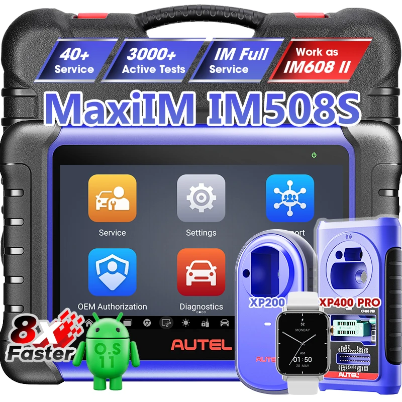 

Autel MaxiIM IM508S IMMO Key Programmer Auto All System Diagnostic Scanner IM508S Pro Key Fob Programming Tools