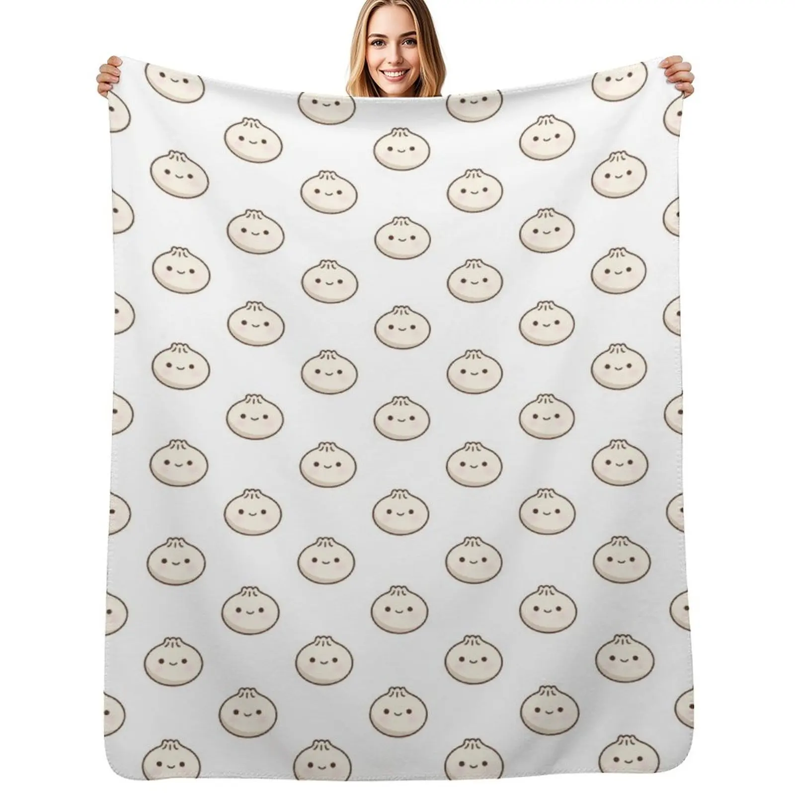 cute dumpling Throw Blanket For Decorative Sofa Camping warm for winter Giant Sofa Sofas Soft Beds Blankets