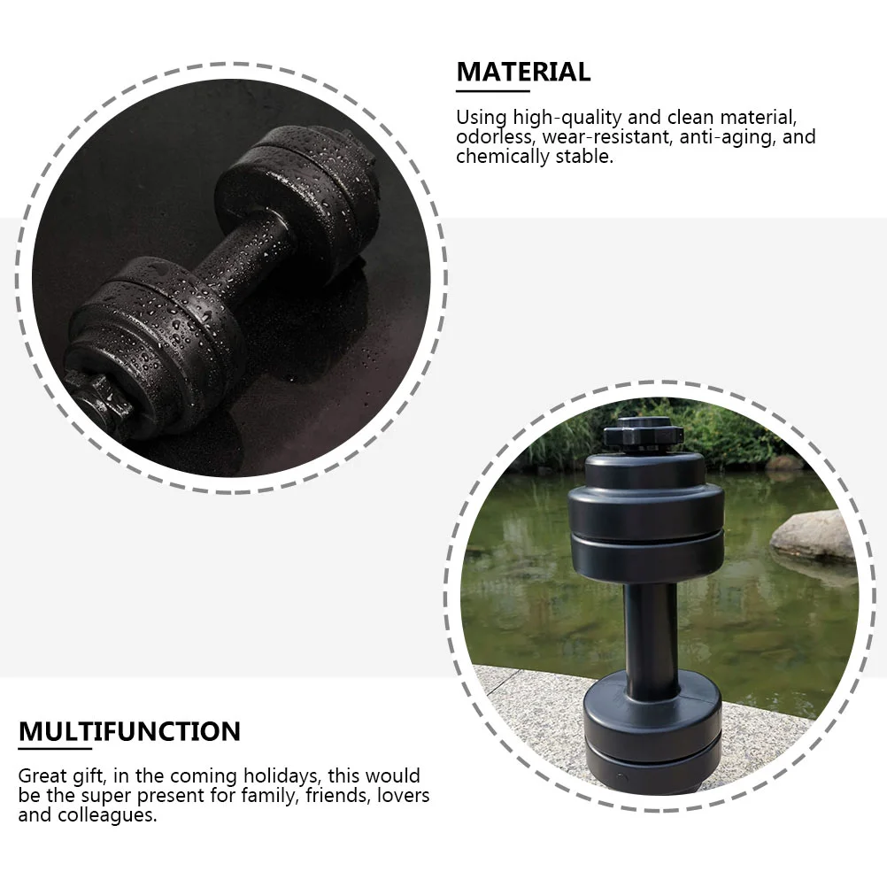 Sports Water Jug High Temperature Resistant Dumbbell Cup Dumbells Leak Proof Bottles