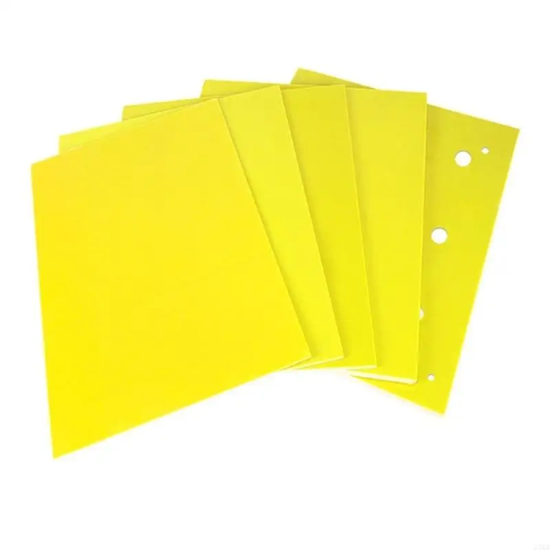  Pack Of 10 Yellow Epoxy Boards,Insulation Board Epoxy Plate 0.5mm Thickness For DIY Battery Projects, Easy To Install
