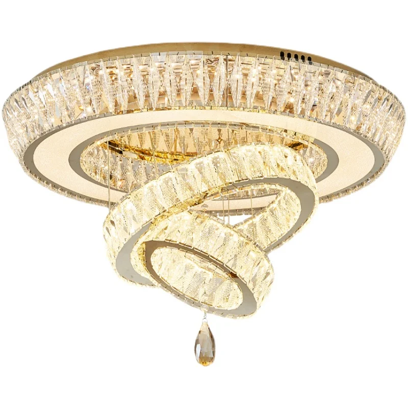 Modern Light Luxury Ceiling Led Crystal Ceiling Light Home Decoration Living Room Hall Bedroom Dining Room Kitchen Lighting