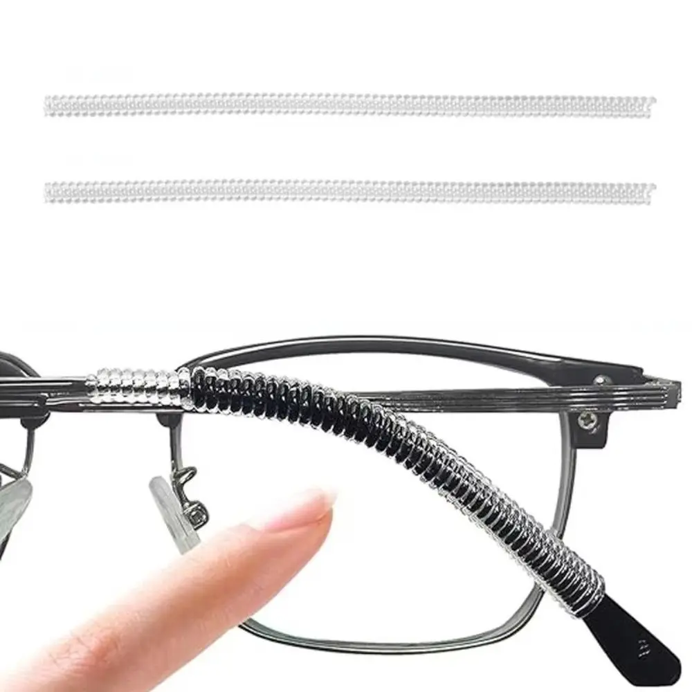 1PC Anti Slip Ear Hook Eyeglass Temple Tip Holder Frame Grips Earphone Holder Ring Size Adjuster Spring Design Secure Fit