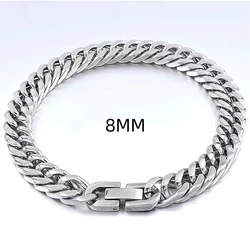 ZG New Design Titanium Steel Four Sided Woven Bracelet for Men Simple and Versatile Cuban Women Bracelet Jewelry