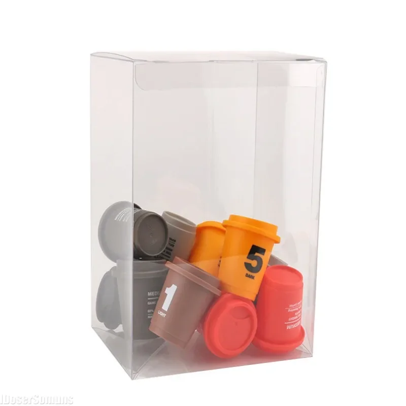

10-Pack Clear Protective Cases Heavy Duty Dustproof Display Boxes Custom-Fit for 4-Inch Vinyl Toys, Scratch-Resistant Storage