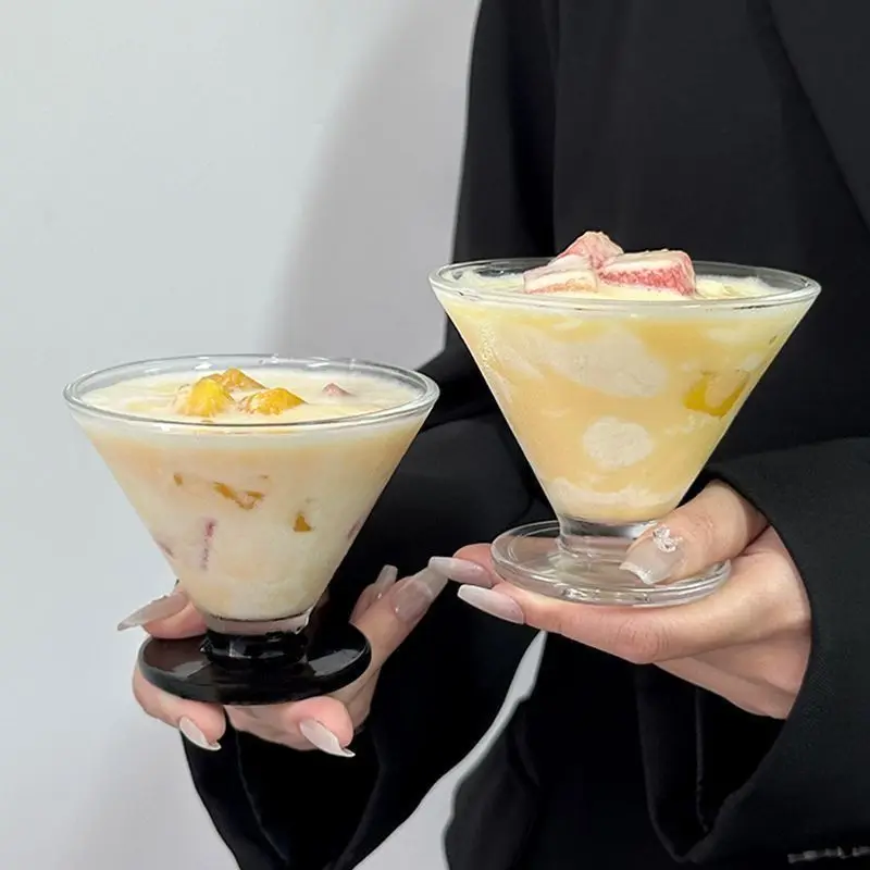 

High Aesthetic Appeal, Niche Design, Iced American Coffee Cup, French Vintage Champagne Cup, High-end Ice Cream