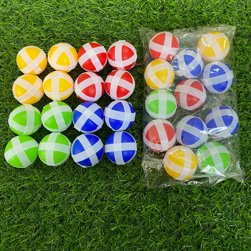 Catapult Gun Sticky Ball, Jogando Dardos, Acessórios de Arma, Suction Cup Ball, Esportes ao ar livre, Jogos para adultos, Brinquedos infantis, 20Pcs