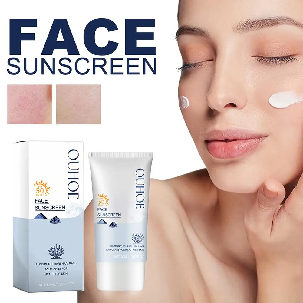 Korea Sunscreen Refreshing Oil Control Whitening Isolation Oxidant Anti Moisturizing Skincare 50ml Korea Lotion Cosmetics T1P6