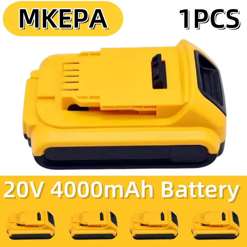 20V 2000/4000mAh DCB200 Li-ion Rechargeable Power Tool Battery for Dewalt DCB203 DCB181 DCB180 DCB200 DCB201 DCB201-2 L50