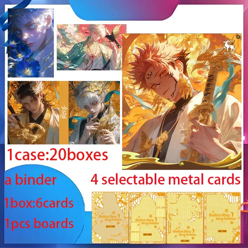 

Новейшие доски LuMing Jujutsu Kaisen JJK Booster Box Gojo Satoru Nanami Sukuna Hobby Рождественский подарок
