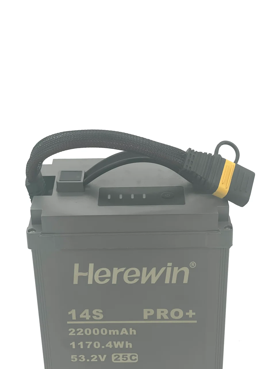 بطارية ليثيوم ذكية 14S 53.2 فولت 22000 مللي أمبير في الساعة عالية المعدل لـ EVTOL والفضاء والروبوتات الصناعية