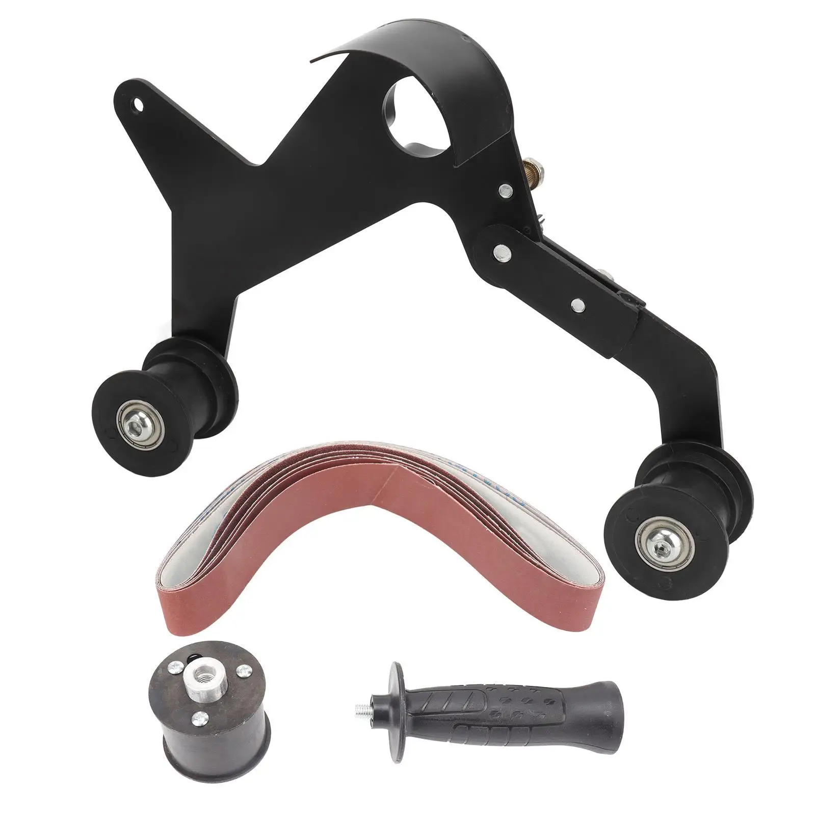 

DIY Mini Belt Sander Stainless Steel Tube 360 Degree Forged Wear Resistant Low Friction Tool