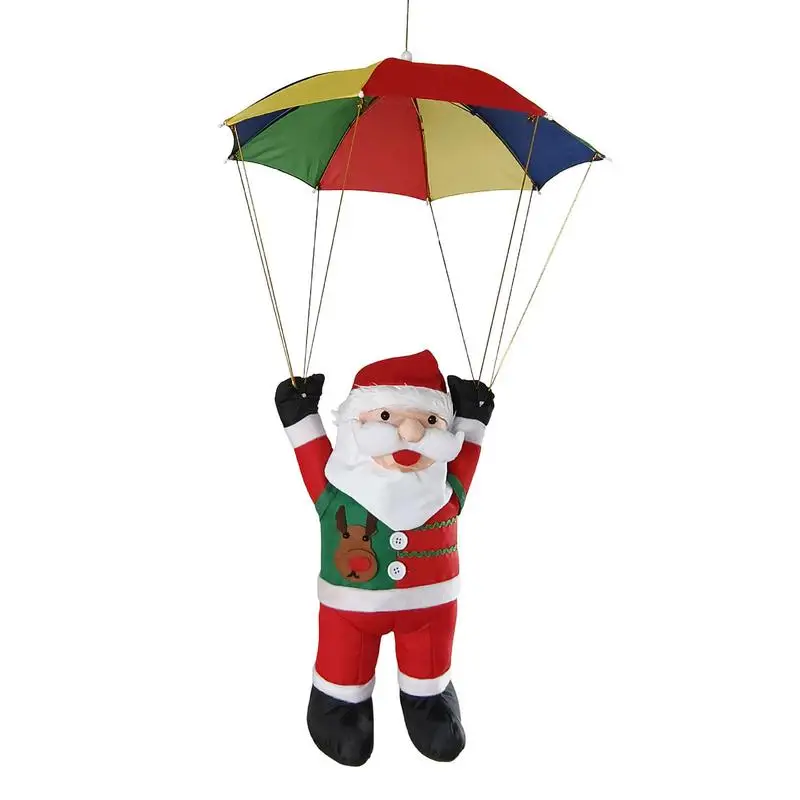 

Christmas Santa Parachute Santa Claus Parachute Ornaments Toy Santa Claus Parachute Ornaments Christmas Tree Decoration Toys