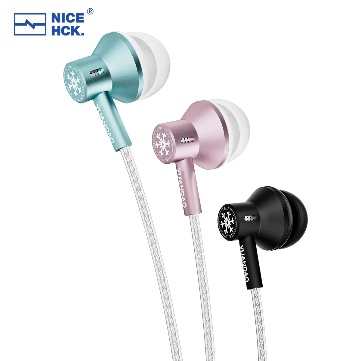 

NICEHCK StringSnow In-ear Earphone 10mm Large Dynamic Driver 3.5mm/Type-C Plug HiFi Wired HD Microphone Music Sport Gaming IEM