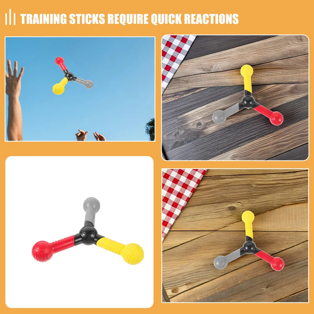 3Pcs Hand-Eye Coordination Training Sticks Triangular Reaction Speed Tool for Agility Reflex Brain Flexibility Coordination view 6