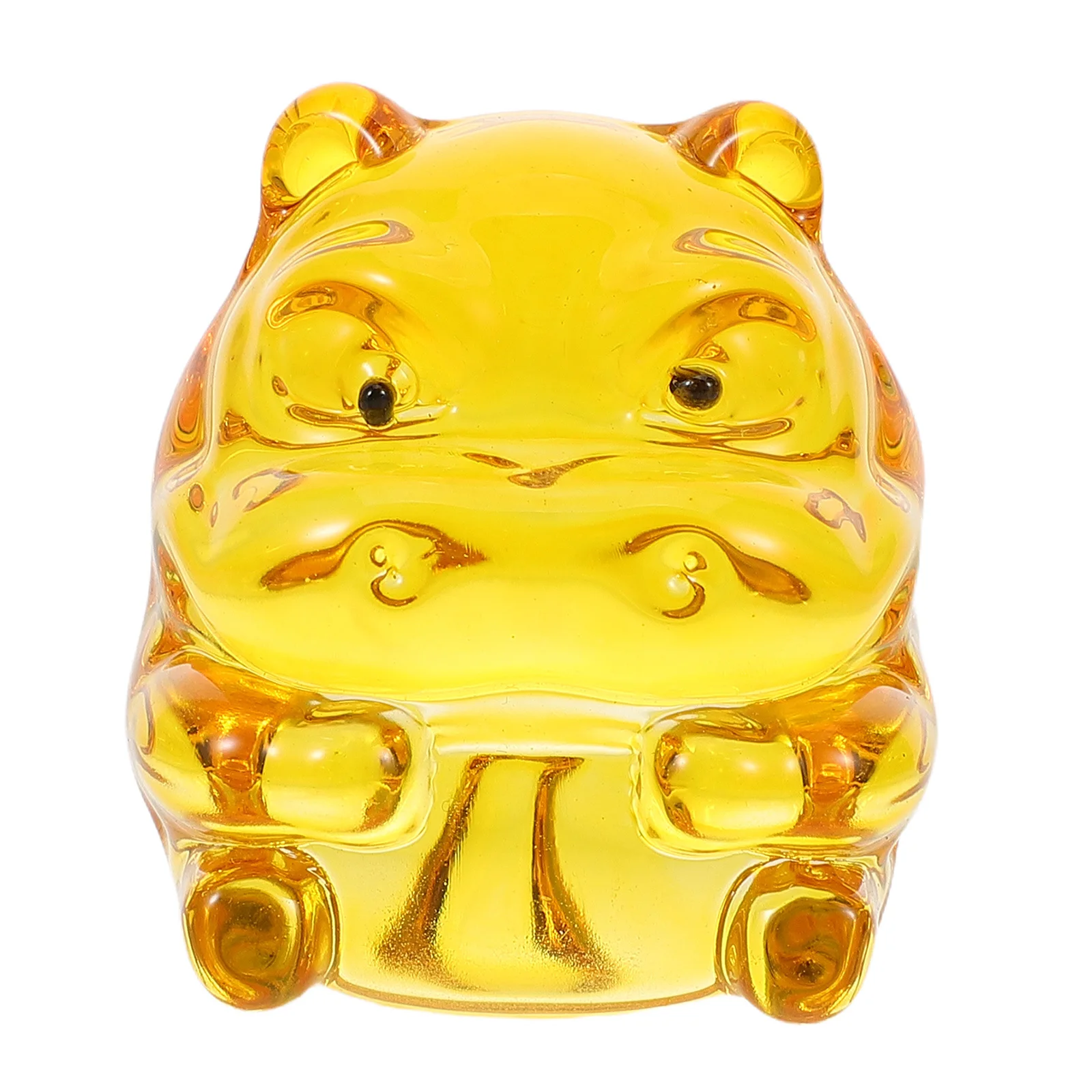 

Crystal Hippopotamus Desktop Decoration Lifelike Details Sophisticated Home Decor Statue Multiscene Usage