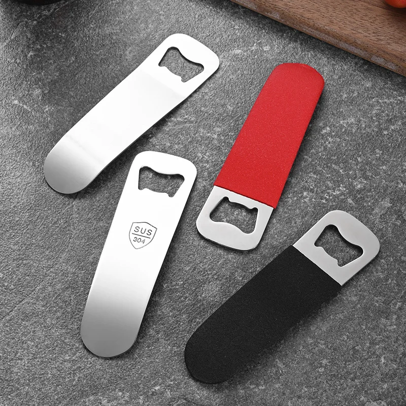 PVC Beer Bottle Opener Fast Stainless Steel Bar Restaurant Customized Promotion Gift Logo Display Giveaway Beer Bottle Opener