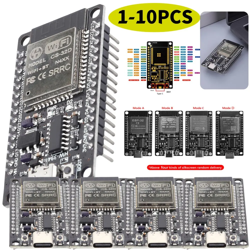 

1-10PCS ESP32 -32D Development Board WiFi+Bluetooth Ultra-Low Power Consumption Dual Core ESP-32 ESP-32S ESP 32 Similar ESP8266
