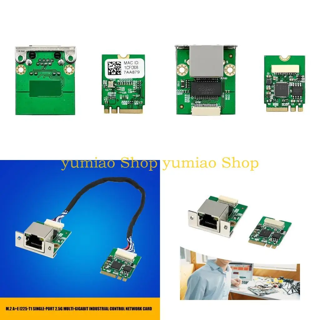 587B M.2 A+E 2.5Gbps Server Networking Board Cable Port I225 Support Networking Card I226 Chip