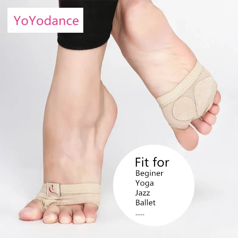 String de danse de Ballet du ventre professionnel, chaussures d'entraînement à deux trous, avant-pied métatarsien, Protection demi-lyrique, tongs