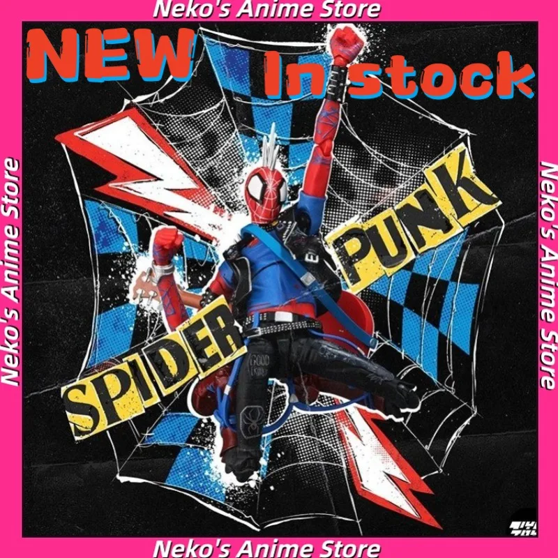 

【In Stock】TYCTOYS Sentinel Spider-Man: Across The Spider-Verse Spider-Punk 1/12 Action Figure Anime Model Desktop Doll Gift