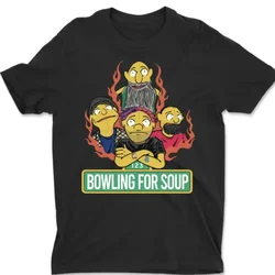 Bowling For Soup caricature T shirt short sleeve all sizes S 5Xl TA4656 long or short sleeves