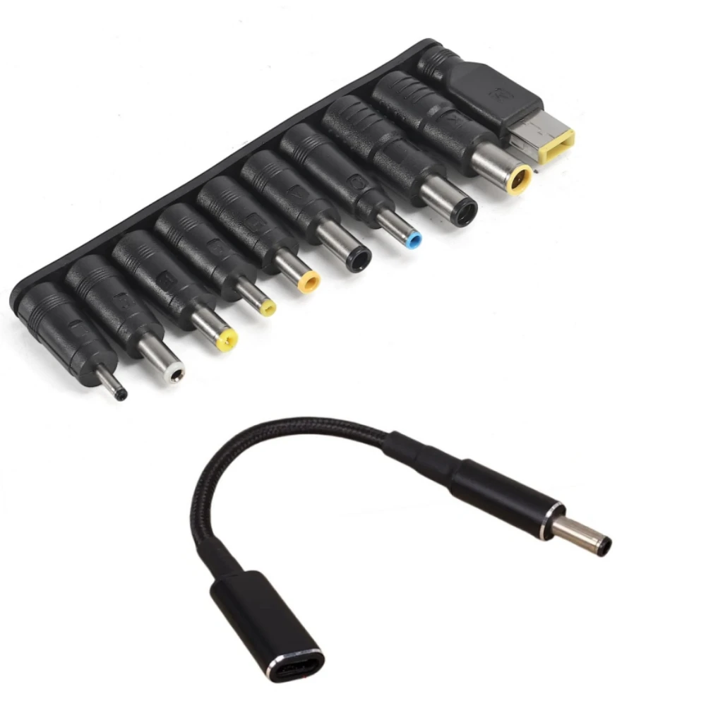 NEW Type C Laptop Power Adapter Connector Plug 65W USB Type C to Universal Laptop Charger Jack Charging Cable Cord for Notebooks