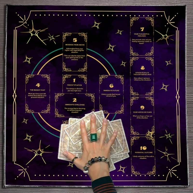 Tarots Towloth Altars Plot Reading Card Astrologia Decoração toalhas