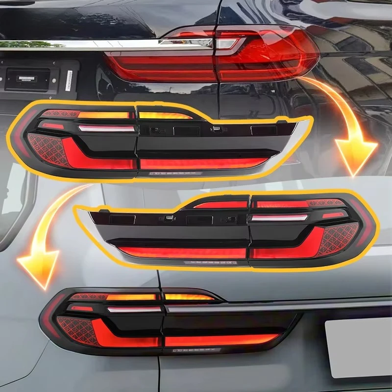 Waterproof Factory Supply Dynamic LED Rear Tail Lamp Compatible BMW X7 G07 2019-2022 Complete Brake Signal Lamp Assembly