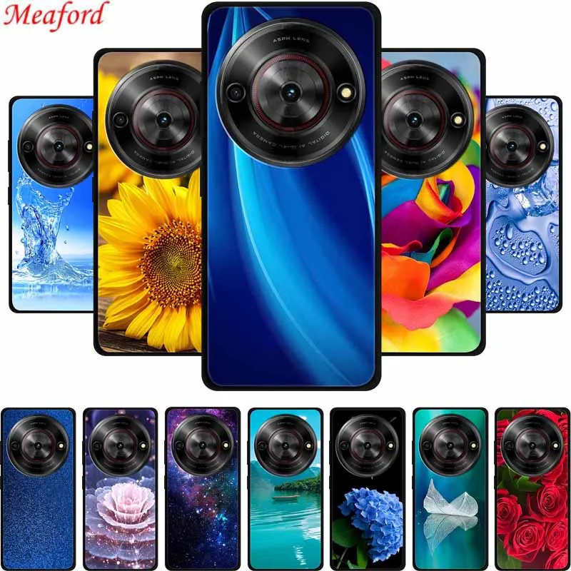 For ZTE Blade A75 5G Back Cover Case Shockproof Black Silicone Soft TPU Phone Case For ZTE Blade A75 Case A 75 6.6