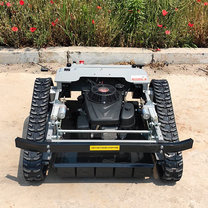Customized Automatic Self-Propelled Diesel Engine Lawn Mower 4-Stroke Home Garden Use Remote Control Robot Grass Cutter for Farm