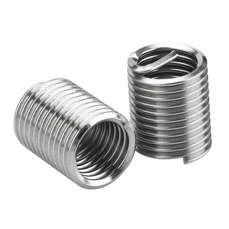 Set di inserti filettati di fissaggio da 60 pezzi M3-M12 Kit di inserti per strumenti di riparazione in acciaio inossidabile Kit di inserti per viti a spirale