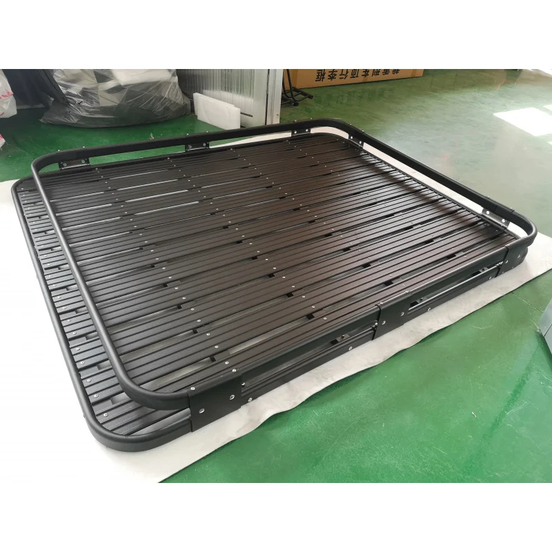 Bestseller YH-F-006-C High Quality Aluminum Alloy Lage Rack Roof Basket with Special Bracket for Wrangler JK/JL