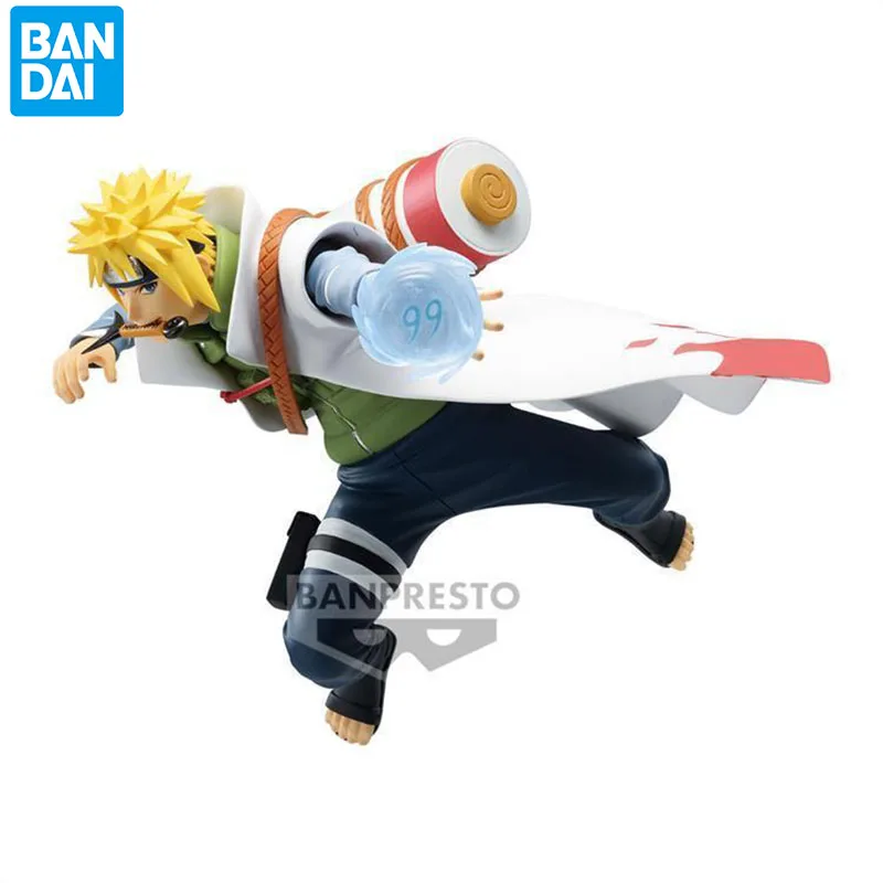 In Stock Original BANDAI Banpresto NARUTO NARUTOP99 Namikaze Minato Anime Figure Model Genuine Boxed Toy