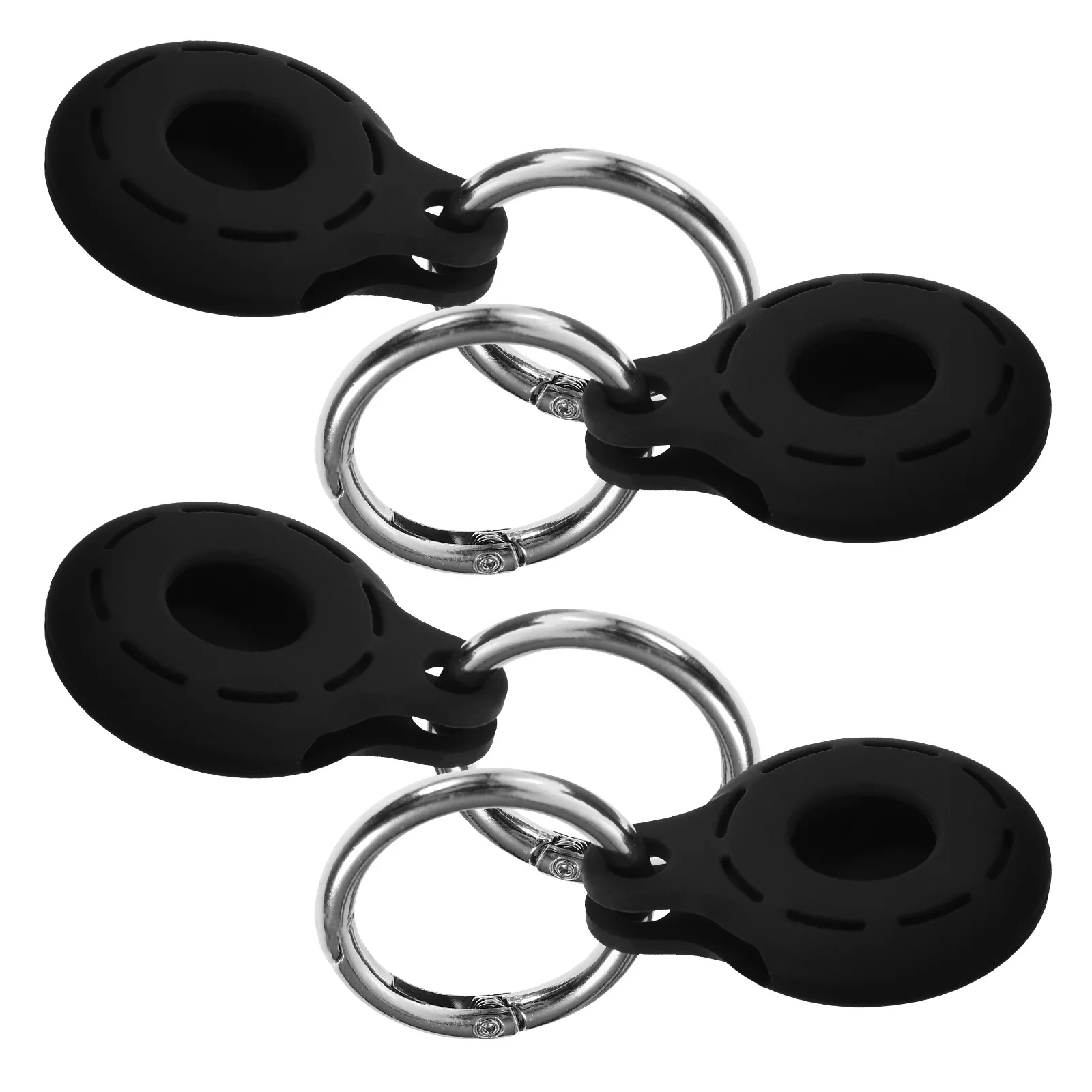 

4pcs Silicone Aluminum Alloy Pet Tracer Protective Case Lightweight Anti-Loss Cover For Waterproof Dog Collar Holder