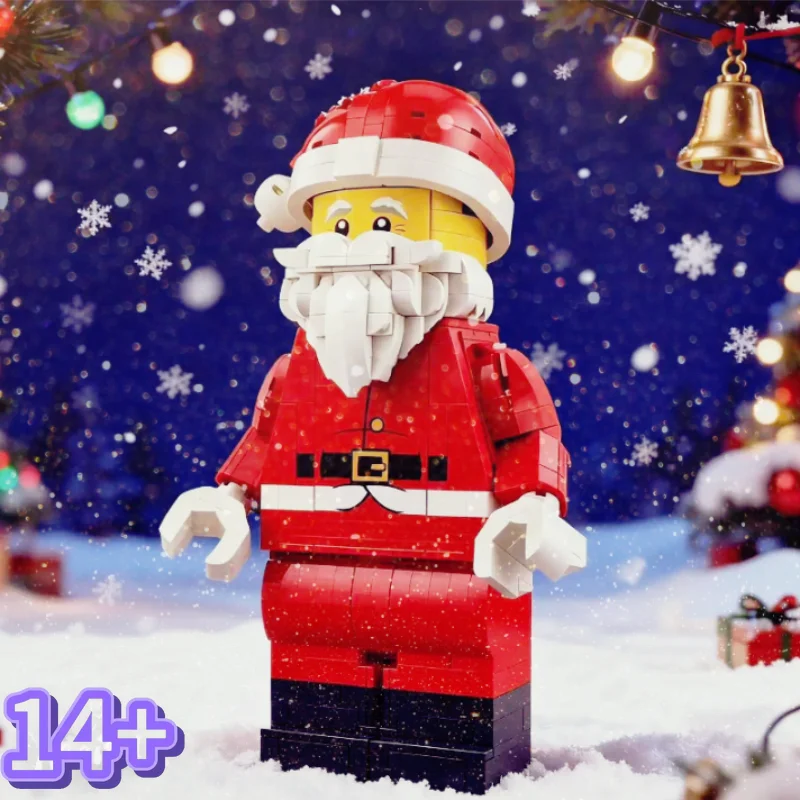 761 Stück auf Lager: Vergrößerte Weihnachtsmann-Bausteine, Montage- und Ausstellungsmodelle, Deko-Sammleredition, Weihnachtsgeschenke für Erwachsene