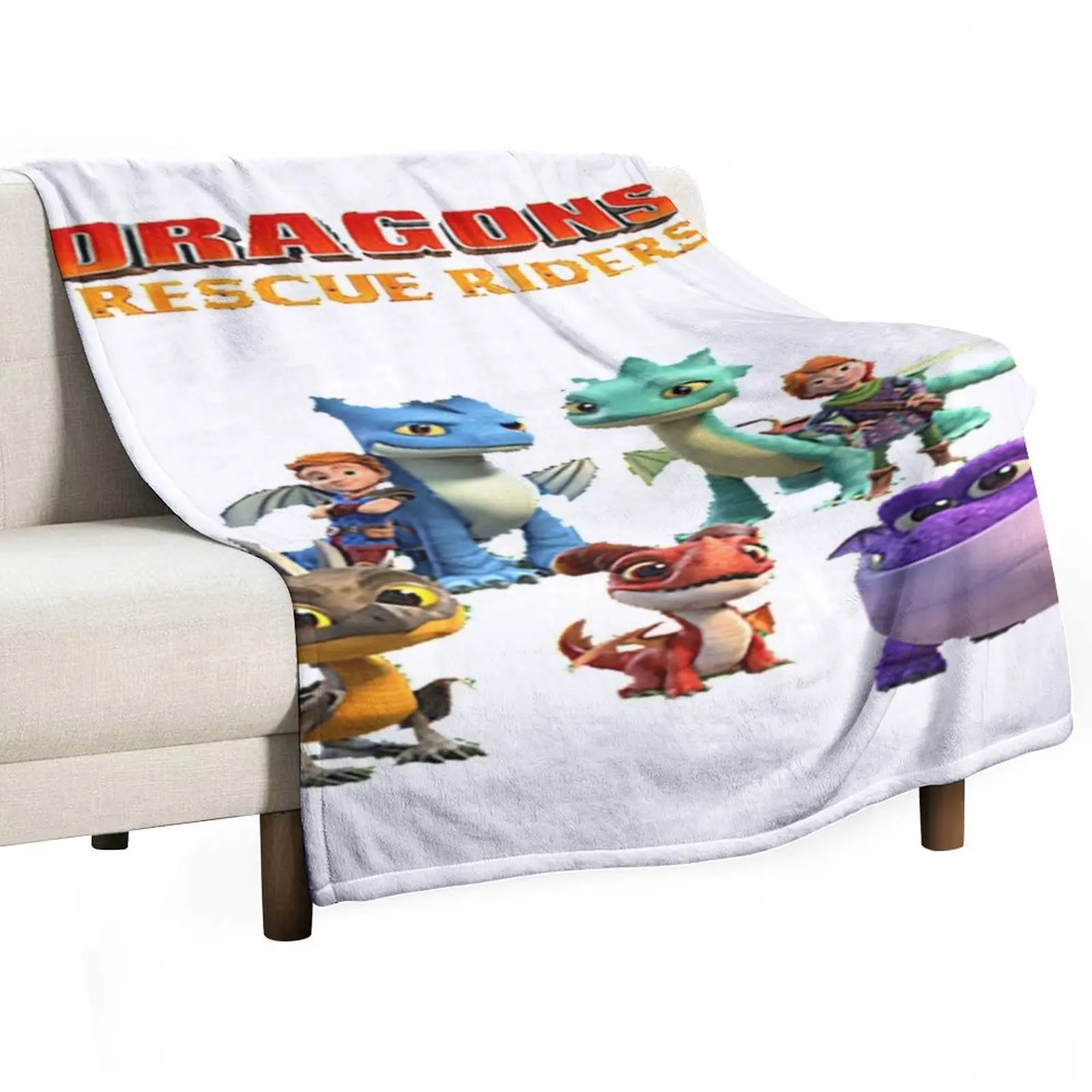 

Dragons Rescue Riders Throw Blanket manga Flannels Soft Beds Soft Big Blankets
