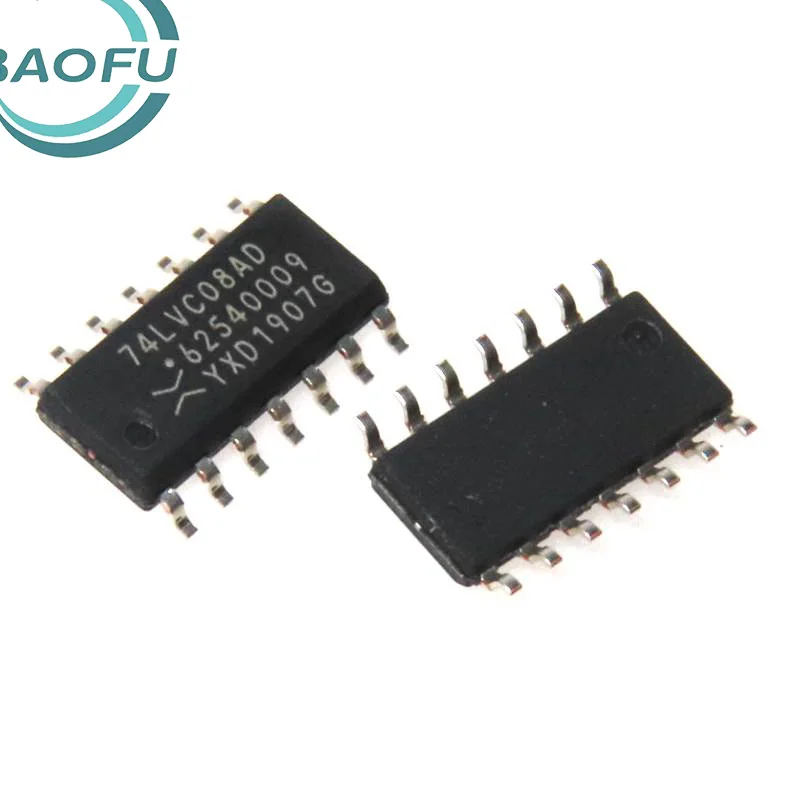 Neu importierter originaler 74LVC08AD SOP-14 Vierwege- UND-Gate-Logik-IC mit 2 Eingängen