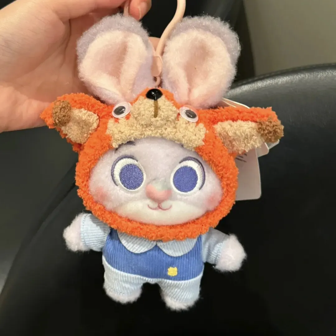 

Zootopia Series Cute Nick Fox Hoodie Style Doll Leopard Officer Bag Pendant Doll Gift Bag Pendant