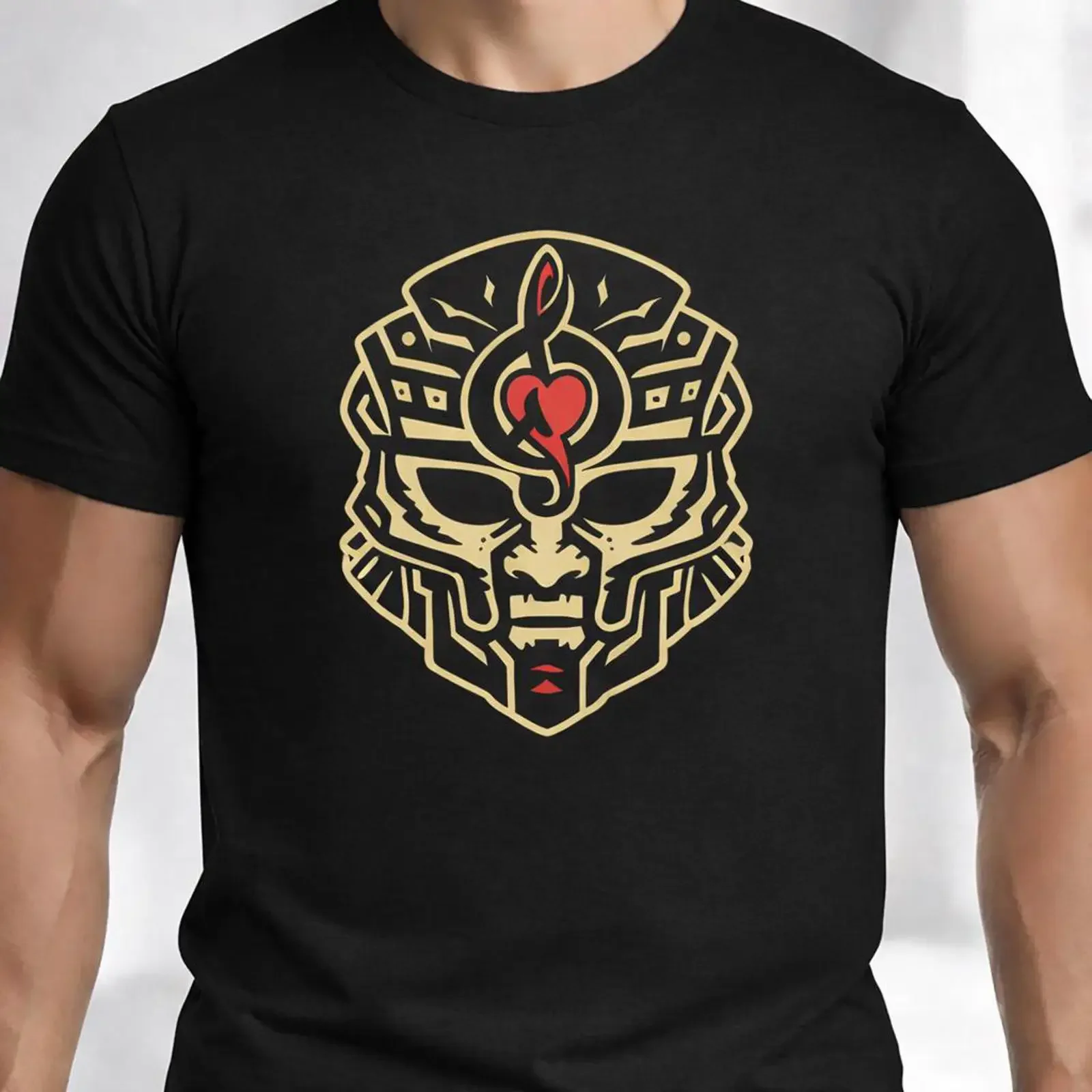 2nd Rhythm and Beatz Aztec Indian Logo T Shirt Tribal Music  vintage Washed Unisex Soft homme Versatile Breathable Slightly