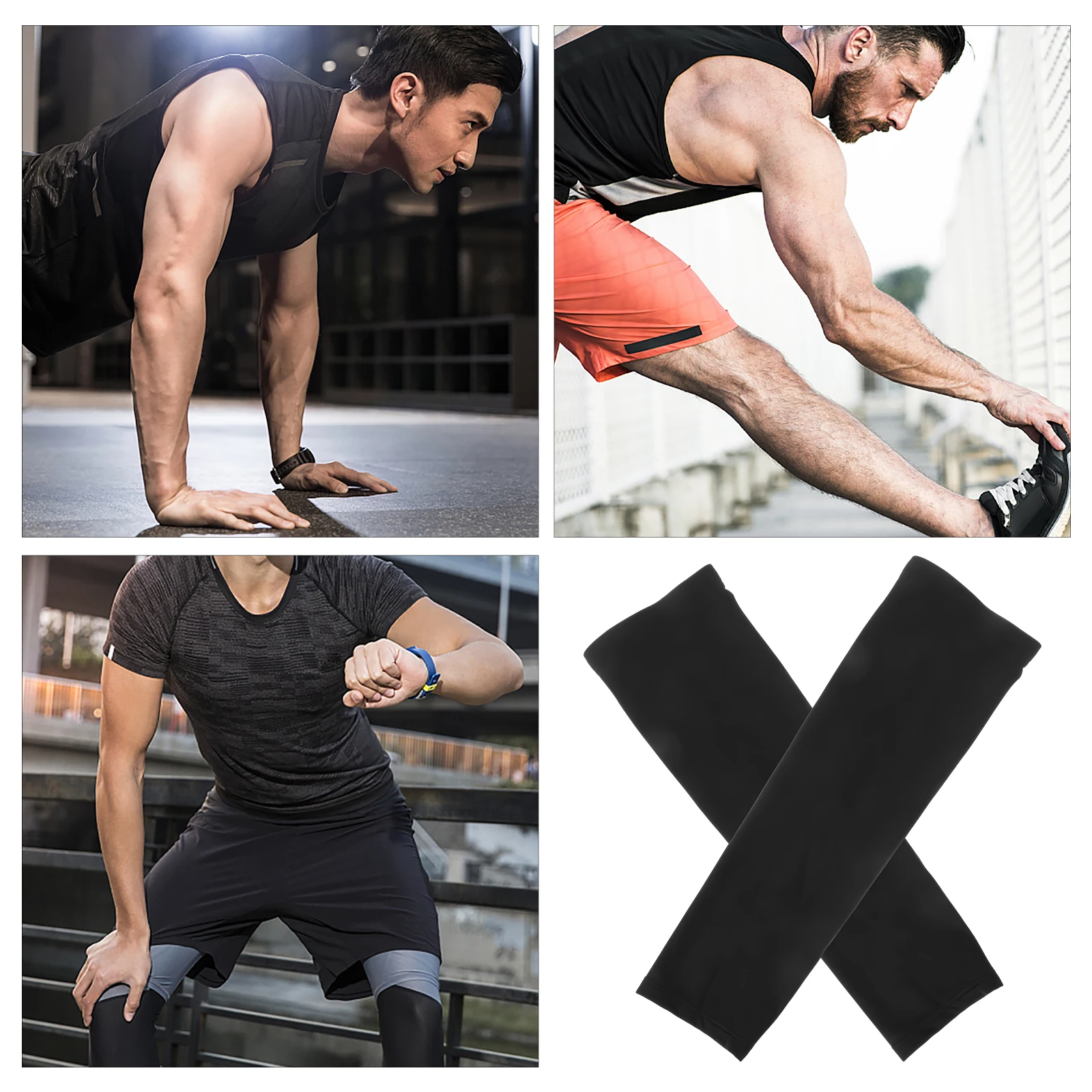 2 قطعة الذراع الشتوية كم واقية التفاف مريح مرونة غطاء دافئ الرياضة ركوب الدراجات الجري في الهواء الطلق حماة الذراع لكبار السن