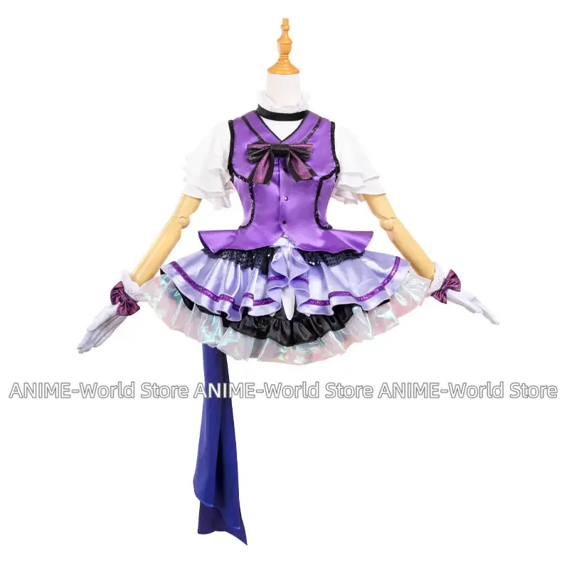 Anime! Lovelive Kira Kira Sensatie Eli Rin Umi Hanayo Alle Leden Elegante Mooie Jurk Sj Uniform Cosplay Kostuum Vrouwen