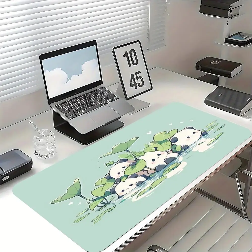 

Коврик для мыши с милым мультяшным котом, большой коврик для компьютерной офисной игры, настольные коврики XXL, резиновые противоскользящие коврики для игровой клавиатуры, длинные настольные коврики