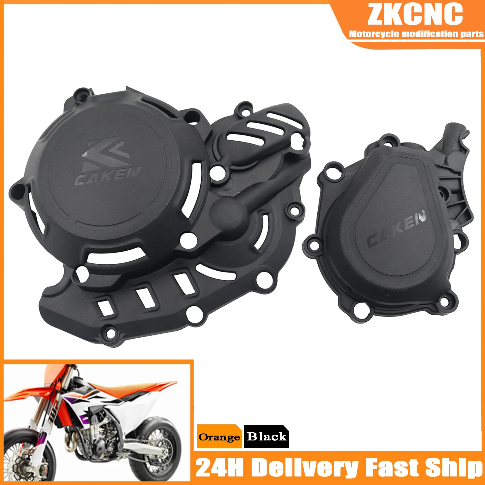 Engine Clutch Guard Water Pump Cover Ignition Protector For KTM EXCF SXF XCF For Husqvarna FC450 FE450 FE501 FC FE 450 501 2024