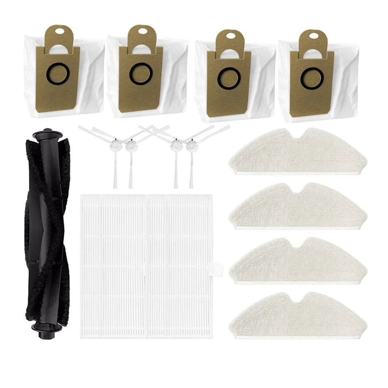 YCOC-para Pioneer VC700R piezas de repuesto accesorios Cepillo Lateral principal filtro Hepa paño de mopa bolsa de polvo