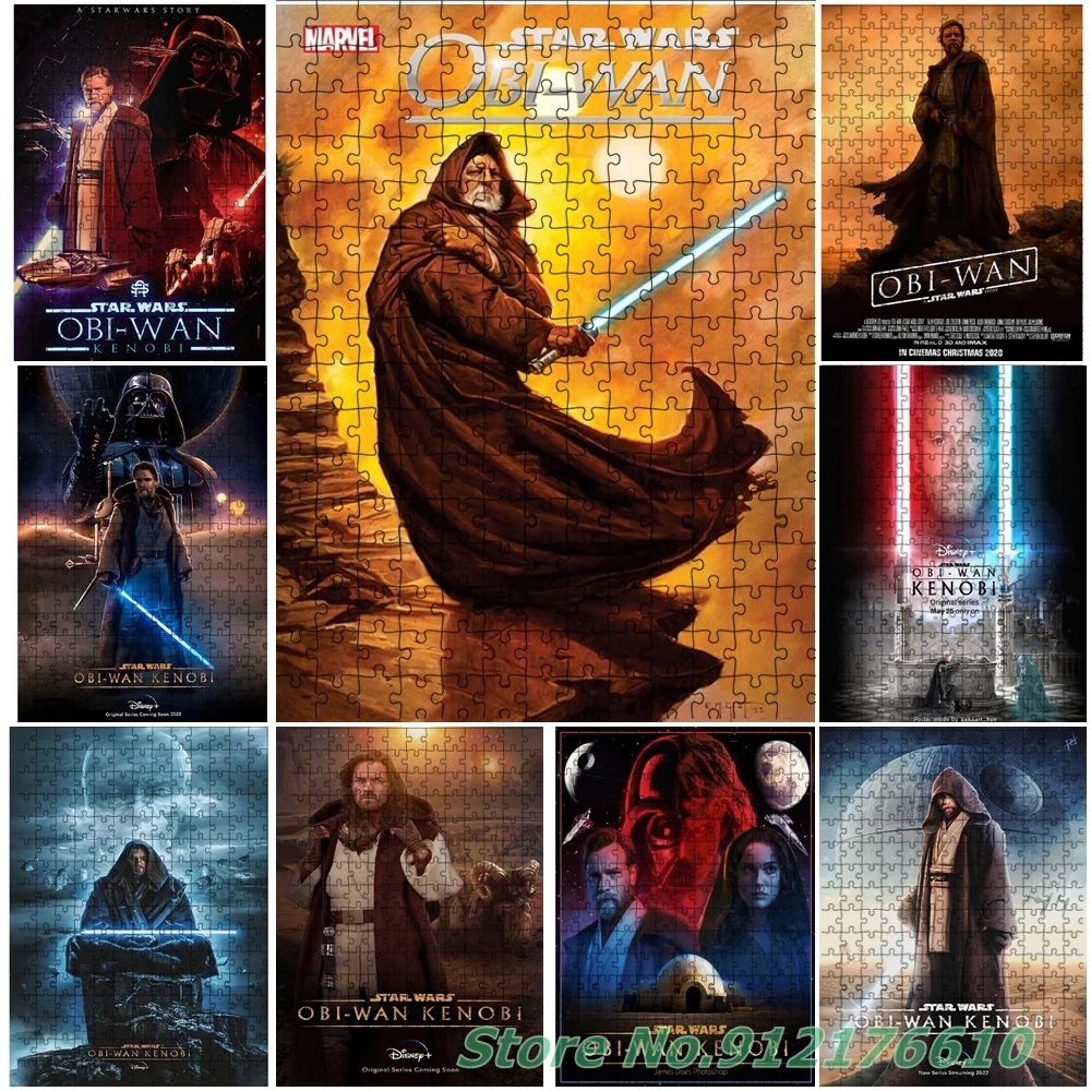 

Пазлы из 1000 деталей с изображением фильмов Диснея «Звездные войны», Оби-Ван Кеноби, новые фильмы, развивающие игрушки для снятия стресса, подарки для детей