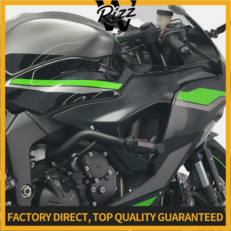For KAWASAKI NINJA ZX-6R 2009-2023 2024 2025 2026 Motorcycle Accessories Engine Highway Guard Crash Bar Frame Protection Bumper